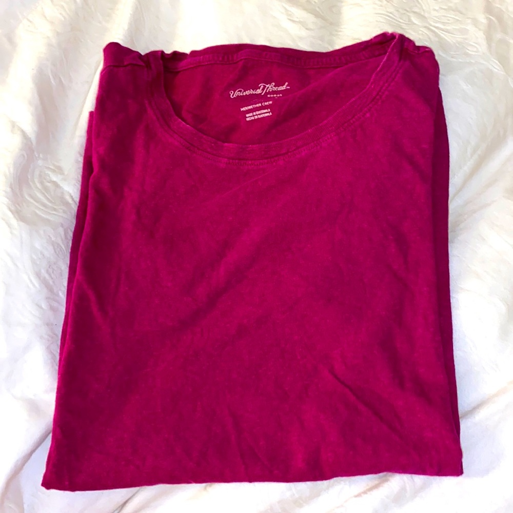 plain pink casual shirt